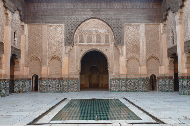 Marokko, Marrakech, Madrassa Ben Yousef store sal