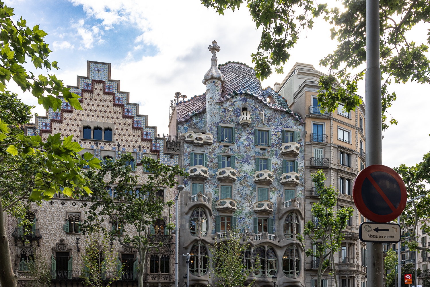Spanien, Barcelona, Guell Bygning